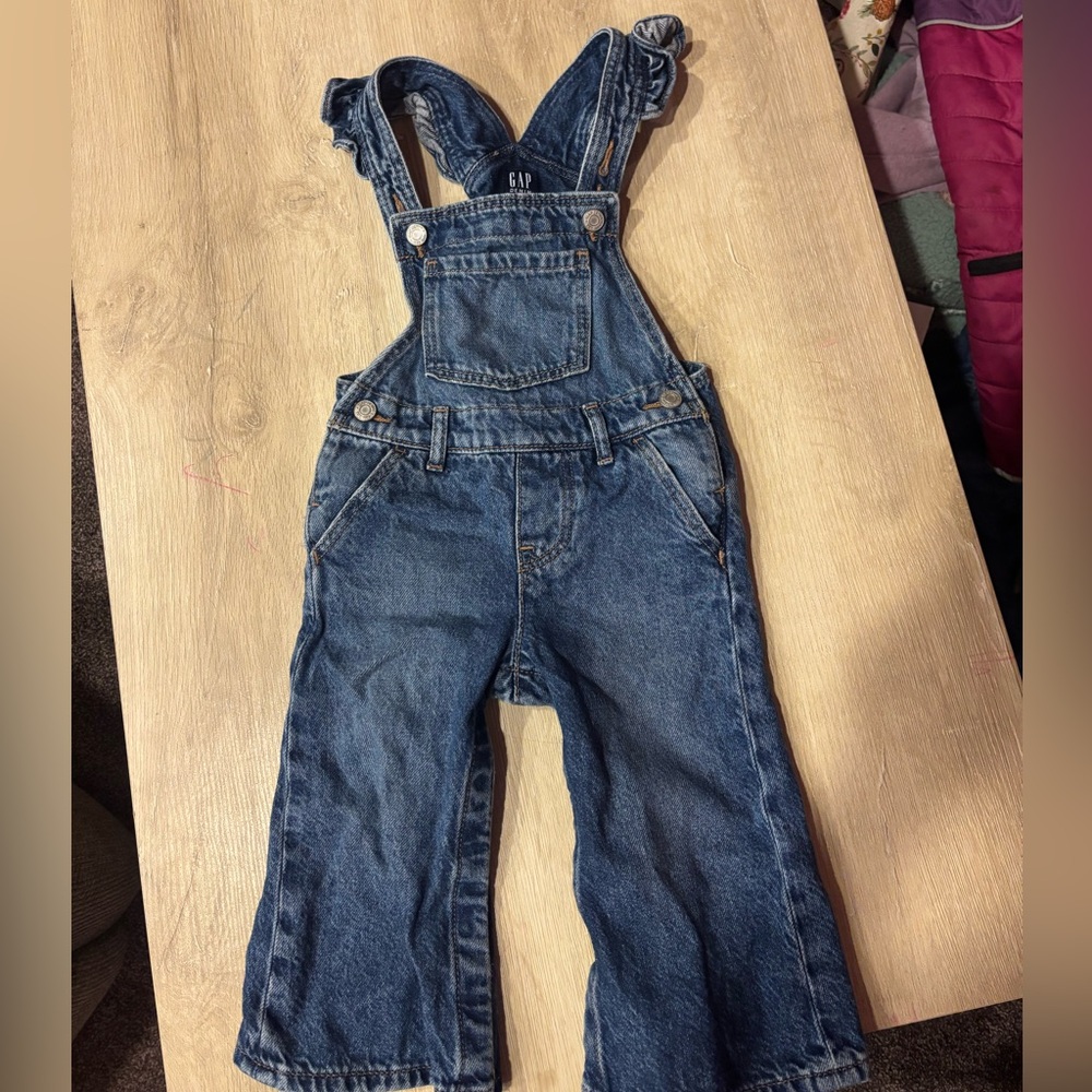 GAP Toddler Girl Denim Overalls